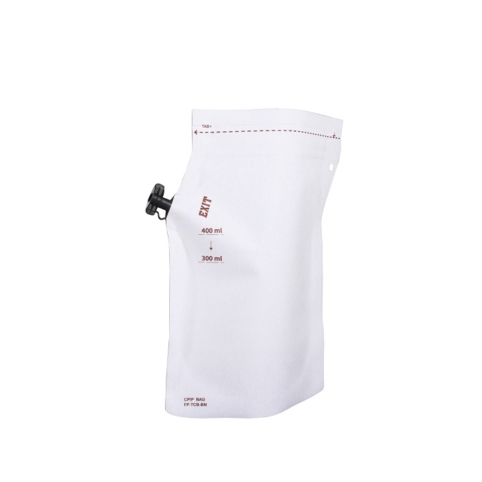 Portable Recyclable Paper Resealable Stand Up Coffee Brew Bag with Spout