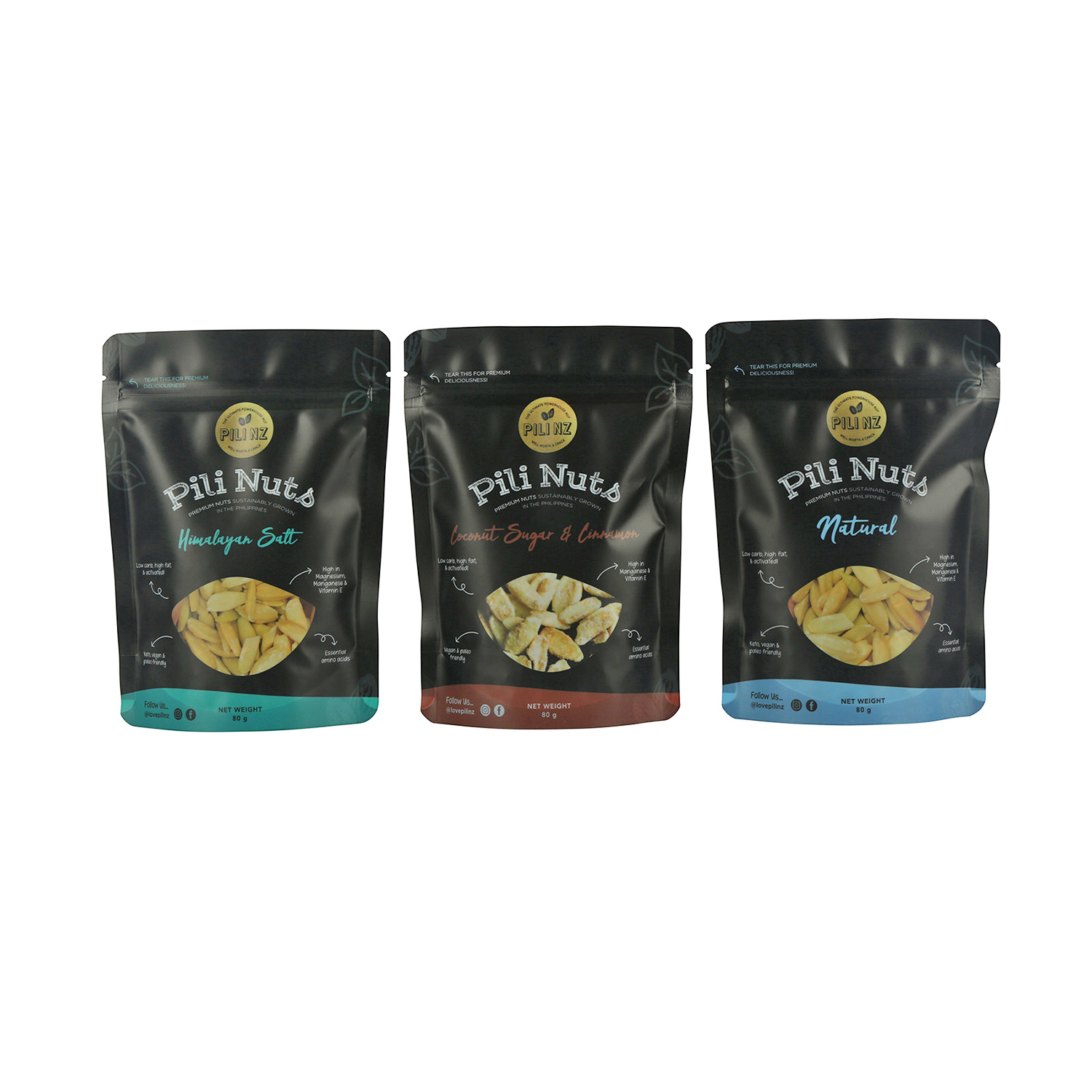 Digital Printing Recyclable Organic Nuts Bags