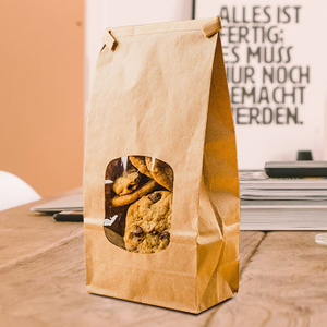 Eco-Friendly Food Packaging Bags PLA Compostable Cookie Bags for Sale