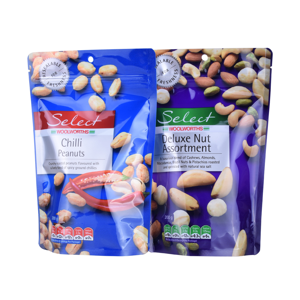 Recyclable Aluminum Foil Stand Up Dry Fruit Packaging Pouch