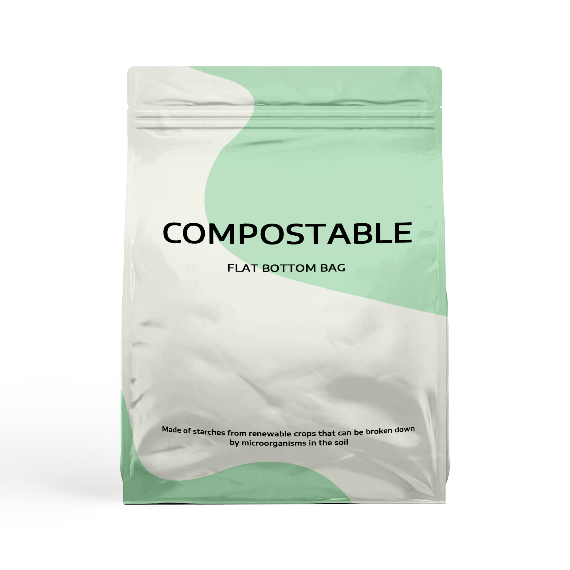 Compostable Flat Bottom Bag