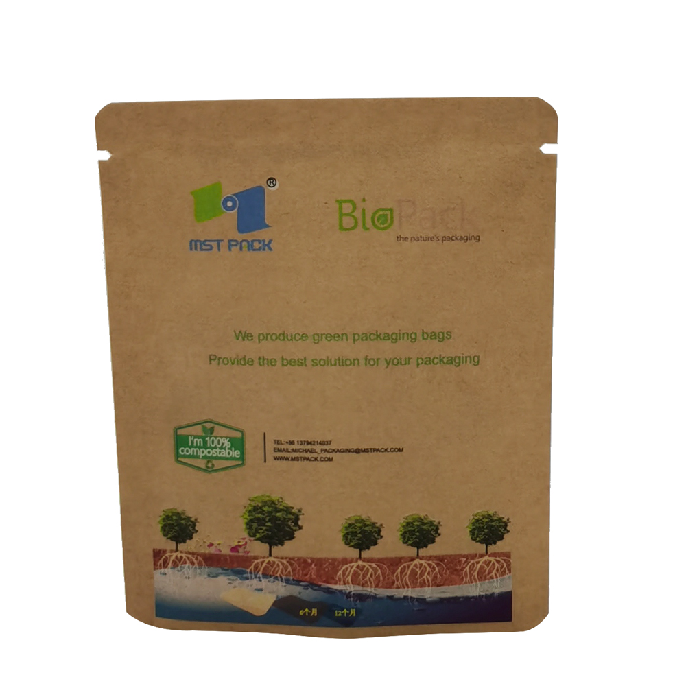 Customized Printing Eco Friendly Sustainable Compostable Packaging for Organic Food