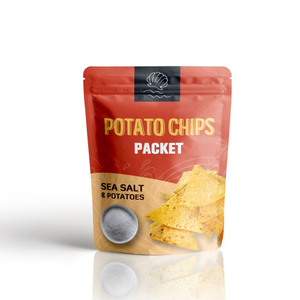 Biodegradable Stand Up Organic Potato Chips Bags