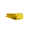 Recyclable Yellow Printed Side Gusset Coffee Bag with Tin Tie