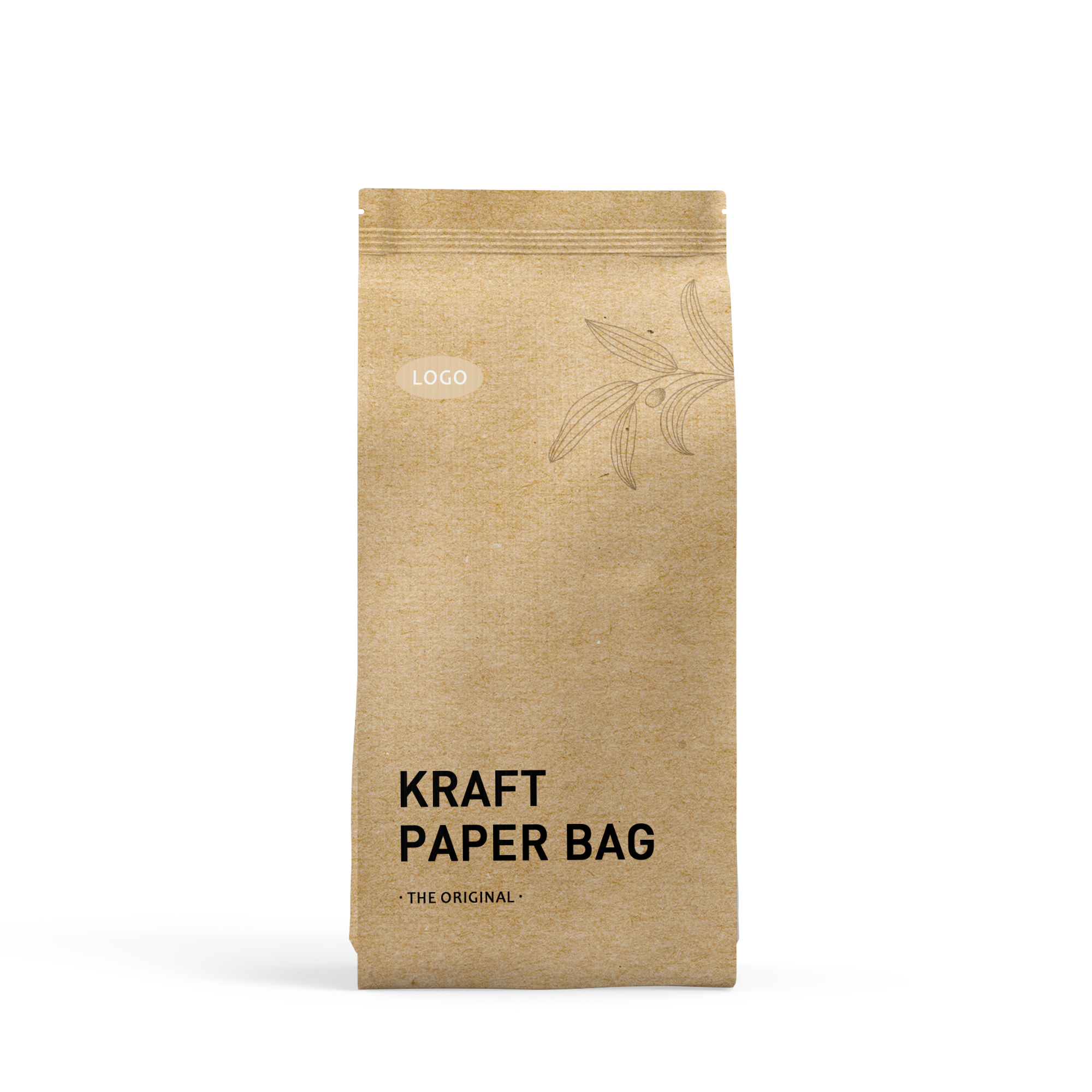 Kraft Paper Side Gusset Bag