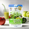 Recyclable Stand Up Vegan Salad Packaging Bag with Tear Notch