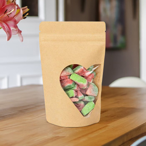 Factory Direct Sell Kraft Paper Candy Bags Biodegradable Packaging for Food